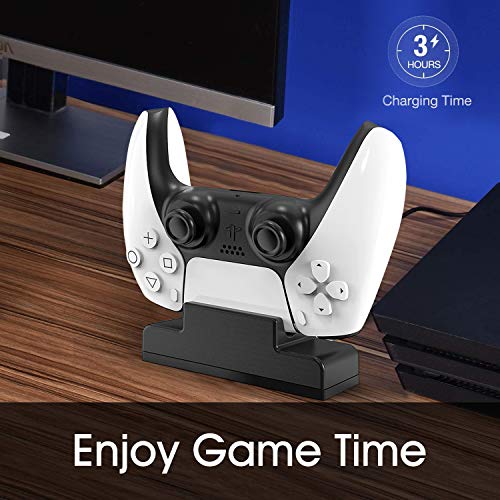 PS5 Controller Charger, Charging Station Compatible with PS5 Single Controller USB Fast Charging Station Dock for Sony Playstation5 / PS5 Controller | The Storepaperoomates Retail Market - Fast Affordable Shopping