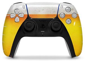 WraptorSkinz Skin Wrap compatible with the Sony PS5 DualSense Controller Beer (CONTROLLER NOT INCLUDED)