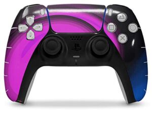 WraptorSkinz Skin Wrap compatible with the Sony PS5 DualSense Controller Alecias Swirl 01 Purple (CONTROLLER NOT INCLUDED)