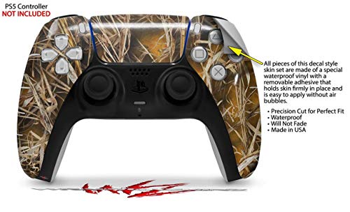 WraptorSkinz Skin Wrap compatible with the Sony PS5 DualSense Controller WraptorCamo Grassy Marsh Camo Orange (CONTROLLER NOT INCLUDED) | The Storepaperoomates Retail Market - Fast Affordable Shopping