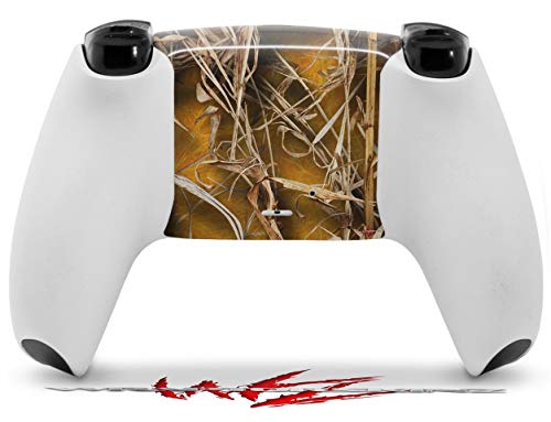 WraptorSkinz Skin Wrap compatible with the Sony PS5 DualSense Controller WraptorCamo Grassy Marsh Camo Orange (CONTROLLER NOT INCLUDED) | The Storepaperoomates Retail Market - Fast Affordable Shopping