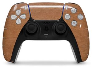 WraptorSkinz Skin Wrap compatible with the Sony PS5 DualSense Controller Wood Grain – Oak 02 (CONTROLLER NOT INCLUDED)