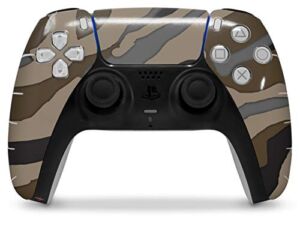 WraptorSkinz Skin Wrap compatible with the Sony PS5 DualSense Controller Camouflage Brown (CONTROLLER NOT INCLUDED)