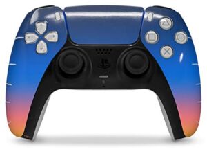 WraptorSkinz Skin Wrap compatible with the Sony PS5 DualSense Controller Smooth Fades Sunset (CONTROLLER NOT INCLUDED)