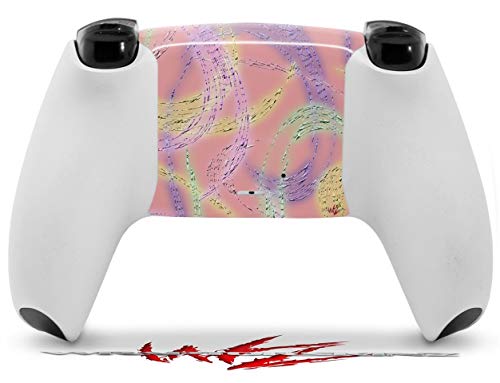 WraptorSkinz Skin Wrap compatible with the Sony PS5 DualSense Controller Neon Swoosh on Pink (CONTROLLER NOT INCLUDED) | The Storepaperoomates Retail Market - Fast Affordable Shopping
