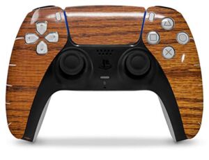WraptorSkinz Skin Wrap compatible with the Sony PS5 DualSense Controller Wood Grain – Oak 01 (CONTROLLER NOT INCLUDED)