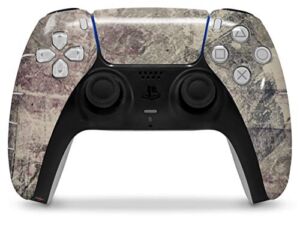 WraptorSkinz Skin Wrap compatible with the Sony PS5 DualSense Controller Pastel Abstract Gray and Purple (CONTROLLER NOT INCLUDED)