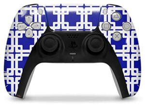 WraptorSkinz Skin Wrap compatible with the Sony PS5 DualSense Controller Boxed Royal Blue (CONTROLLER NOT INCLUDED)