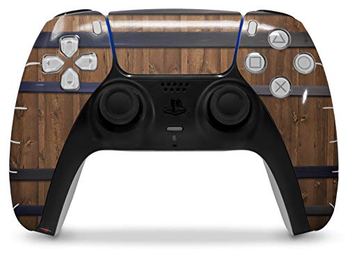 WraptorSkinz Skin Wrap compatible with the Sony PS5 DualSense Controller Wooden Barrel (CONTROLLER NOT INCLUDED) | The Storepaperoomates Retail Market - Fast Affordable Shopping
