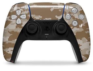 WraptorSkinz Skin Wrap compatible with the Sony PS5 DualSense Controller WraptorCamo Digital Camo Desert (CONTROLLER NOT INCLUDED)