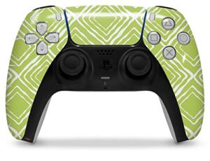 WraptorSkinz Skin Wrap compatible with the Sony PS5 DualSense Controller Wavey Sage Green (CONTROLLER NOT INCLUDED)