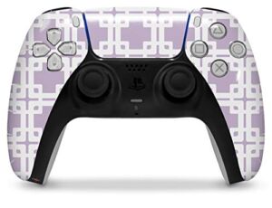 WraptorSkinz Skin Wrap compatible with the Sony PS5 DualSense Controller Boxed Lavender (CONTROLLER NOT INCLUDED)