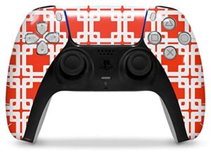 WraptorSkinz Skin Wrap compatible with the Sony PS5 DualSense Controller Boxed Red (CONTROLLER NOT INCLUDED)