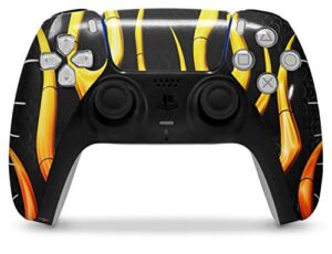 WraptorSkinz Skin Wrap compatible with the Sony PS5 DualSense Controller Metal Flames (CONTROLLER NOT INCLUDED)