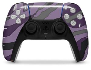 WraptorSkinz Skin Wrap compatible with the Sony PS5 DualSense Controller Camouflage Purple (CONTROLLER NOT INCLUDED)