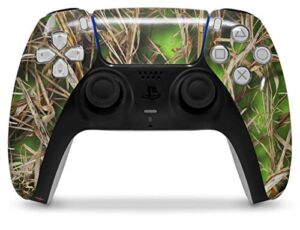 WraptorSkinz Skin Wrap compatible with the Sony PS5 DualSense Controller WraptorCamo Grassy Marsh Camo Neon Green (CONTROLLER NOT INCLUDED)