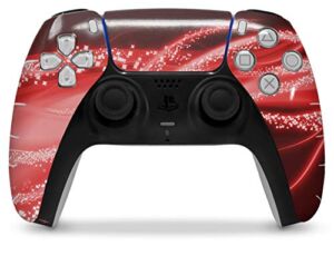 WraptorSkinz Skin Wrap compatible with the Sony PS5 DualSense Controller Mystic Vortex Red (CONTROLLER NOT INCLUDED)