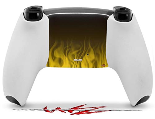 WraptorSkinz Skin Wrap compatible with the Sony PS5 DualSense Controller Fire Yellow (CONTROLLER NOT INCLUDED) | The Storepaperoomates Retail Market - Fast Affordable Shopping