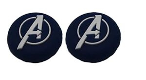 Marvel Avengers Logo Controller Thumb Grip Silicone Caps for PlayStation PS5 PS4 PS4 Pro Slim PS3 PS2 Xbox One Xbox 360 Series S X Nintendo Switch Pro Controller