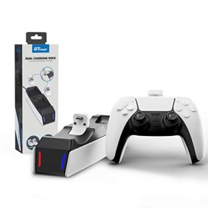 Gtcoupe Dual Ps5 Controller Charging Station Dock, Fast Charging Station for Dualsense Playstation 5 Controller, Playstation 5 Accessories Charger