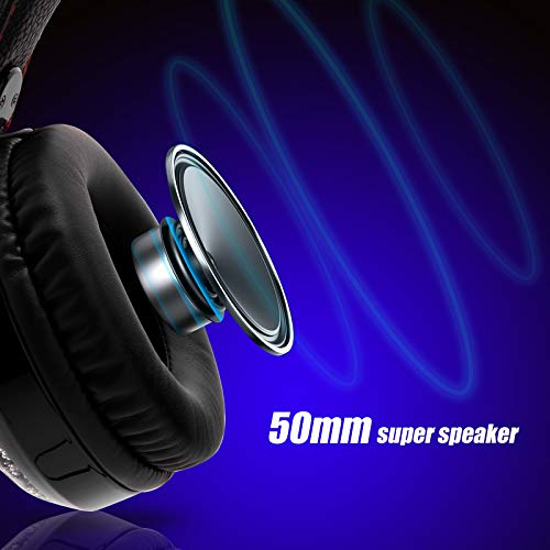 Gaming Headet, Wired Headset for PS5 PS4 Xbox Switch PC, Noise Cancelling Over Ear Headset with Mic, LED Light, Bass Surround | The Storepaperoomates Retail Market - Fast Affordable Shopping