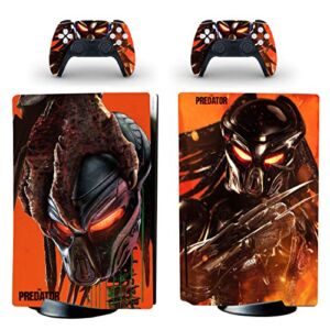 Vanknight PS5 Standard Disc Console Controllers Skin Sticker Decals Playstation 5 Console and Controllers Alien