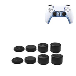 PS5 Controller Accessories, AKNES Customized Faceplates Replacement for PS5 DualSense Wireless Controller Accessories Decoration Shells Clip Cover DIY with 8PCS Thumb Stick Grips (Light Blue)