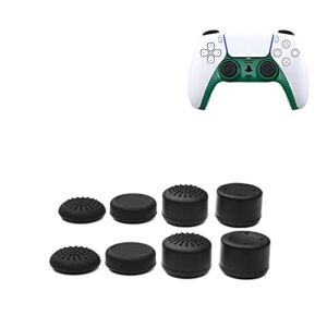 PS5 Controller Accessories, AKNES Customized Face Plates Replacement for PS5 DualSense Wireless Controller Accessories Decoration Shells Clip Cover DIY with 8PCS Thumb Stick Grips (Light Green)