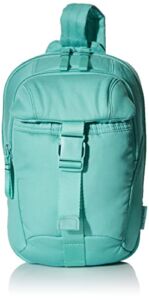 Vera Bradley Utility Sling Backpack, Turquoise Sky-Recycled Cotton