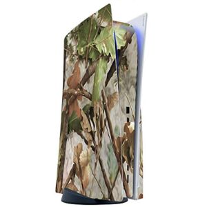 ITS A SKIN Skins Compatible with Sony Playstation 5 Console Disc Edition – Protective Decal Overlay stickers wrap cover – tree camo real oak