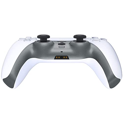 eXtremeRate Metallic Steel Gray Decorative Trim Shell Compatible with ps5 Controller, DIY Replacement Clip Shell, Custom Plates Cover Compatible with ps5 Controller with Accent Rings | The Storepaperoomates Retail Market - Fast Affordable Shopping