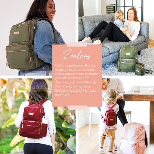 JuJuBe Zealous Diaper Bag Backpack and Fashionable Travel Bag with 9 Pockets | The Storepaperoomates Retail Market - Fast Affordable Shopping