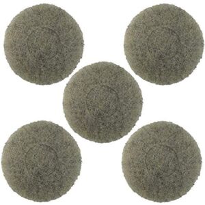 Norton Ultra Grizzly Hog’s Hair Pad – 7 3/4 Inch Diameter – Pack of 5