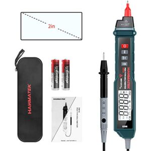 Pen Type Digital Multimeter, Electrical Tester with NCV,AC/DC Voltmeter Ammeter Ohmmeter, Resistance, Live Line Digital Testers with Backlit and Flashlight