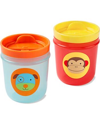Skip Hop Toddler Sippy Cup, Zoo Tumbler Cups, 2 Pack, Monkey/Dog | The Storepaperoomates Retail Market - Fast Affordable Shopping