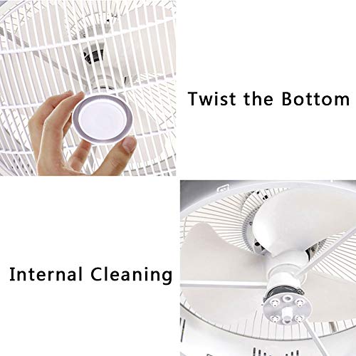 Low Profile Ceiling Fan with Lighting, Enclosed Fan, 36 W, Ceiling Lighting, dimmable with Remote Control, 3 Files, Adjustable Wind Speed, Modern bedroom (22 inches) (white) | The Storepaperoomates Retail Market - Fast Affordable Shopping