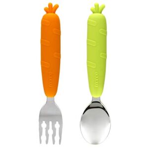 Monee Toddler Utensils – Kids and Toddler Silverware Forks and Spoons for Self Feeding