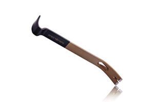 Spec Ops Tools 15″ Flat Pry Bar Crowbar, Curved Rocker Head, Teardrop Nail Puller, High-Carbon Steel