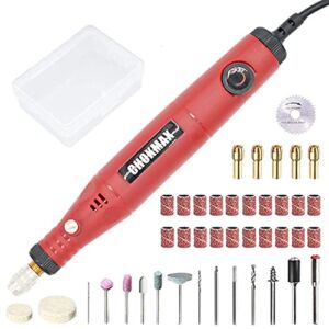 CHOKMAX Rotary Tool Kit, 18V MRT18VAC Electric Mini Grinder Electric Handle Nail Drill with Variable Speed 40pcs Accessories Multi-Tool for Polishing, Cleaning and Engraving