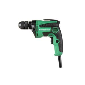 Metabo HPT D10VH2M 7 Amp Variable Speed 3/8 in. Corded Drill Driver with Metal Keyless Chuck (Renewed)