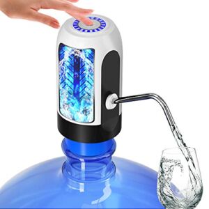 Water Bottle Pump, Water Bottle Dispenser 5 Gallon USB Charging Automatic Drinking Water Pump Portable Electric Water Dispenser Water Bottle Switch