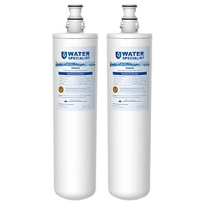 Waterspecialist 3US-PF01 Undersink Water Filter, NSF/ANSI 42 Certified Replacement for Advanced 3US-PF01, 3US-MAX-F01H, 3US-PF01H, Delta RP78702, Manitowoc K-00337, K-00338 Water Filter, Pack of 2