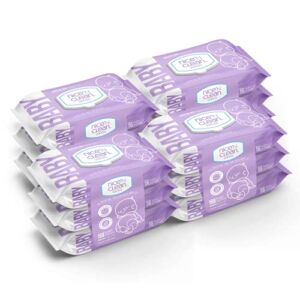 Nice ‘n Clean Unscented Baby Wipes (672 Total Wipes) | Ideal for Sensitive Skin | Hypoallergenic, Plastic-Free, Plant-Based Wet Wipes | Made w/ 100% Purified Water