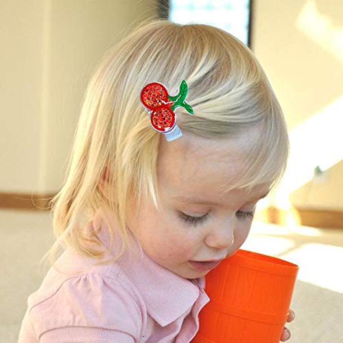 WillingTee 60 Pieces Baby Girls Hair Clips Cute Animal Fruit Flower Pattern Fully Ribbon Lined Hair clips for Baby Girls Infants toddlers kids Teens | The Storepaperoomates Retail Market - Fast Affordable Shopping