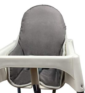 ZARPMA Seat Covers Cushion for IKEA Antilop Highchair, Washable Foldable Baby Highchair Cover IKEA Child Chair Cushion