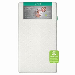 Newton Baby Crib Mattress and Toddler Bed – Waterproof – 100% Breathable Proven to Reduce Suffocation Risk, 100% Washable, Better Than Organic, 2-Stage Removable Cover -Deluxe 5.5″ Thick- White