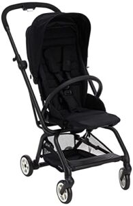 CYBEX Eezy S Twist 2 Stroller, 360° Rotating Seat, Parent Facing or Forward Facing, One-Hand Recline, Compact Fold, Lightweight Travel Stroller, Stroller for Infants 6 Months+, Deep Black