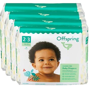 Offspring Disposable Diapers, Earth Friendly, Premium Ultra Soft, Double Leak Guard Protection | The Storepaperoomates Retail Market - Fast Affordable Shopping
