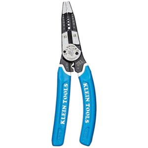 Klein Tools K12065CR Wire Stripper/Cutter/Crimper Tool for Cutting, Stripping, Crimping, Twisting (8-18 AWG solid, 10-20 AWG stranded)