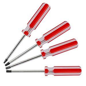 Buspoll Torx screwdriver set with T15 T20 T25 T27 star screwdriver for phone/Mac/home appliance repair or maintenance